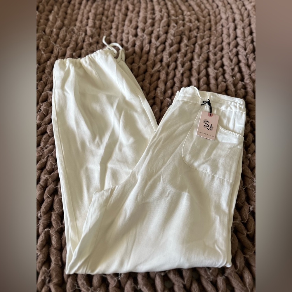 Sincerely Jules Tencel Cargo pants NWT